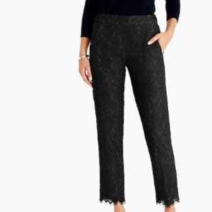 J crew black lace plants